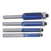 4 Pcs Flush Trim Router Bit 1 4 Shank Tungsten Steel Alloy High Hardness Edge Flush Trimming Bit for Woodworking