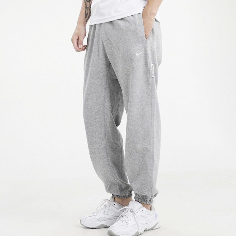 Nike Мужские серые спортивные штаны из вязаного материала Dri-Fit CK6366-063