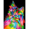 Алмазная картина Кот квадратный 5D Diy Алмазная вышивка Цвет Животные Кошка Мозаика Вышивка крестиком Стразы картина Домашний декор