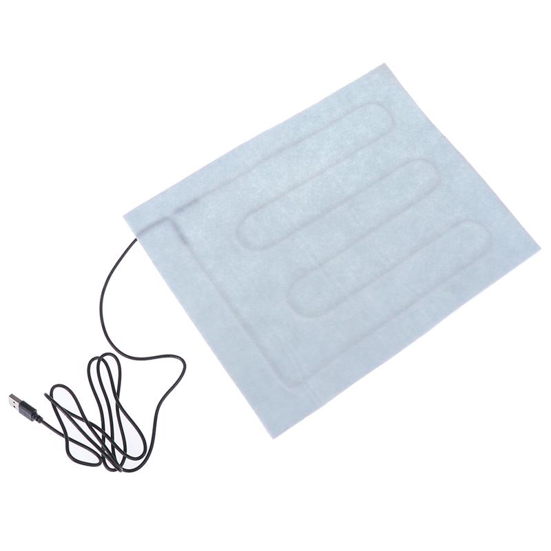 Коврик-грелка из углеродного волокна, 5 В, USB, 24х30 см