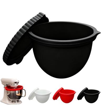 Силиконовые вкладыши для миксеров Kitchenaid 5 кварт Жаростойкая вставка для чаши Многоразовая чаша для замены блендера Универсальный кулинарный аксессуар для выпечки