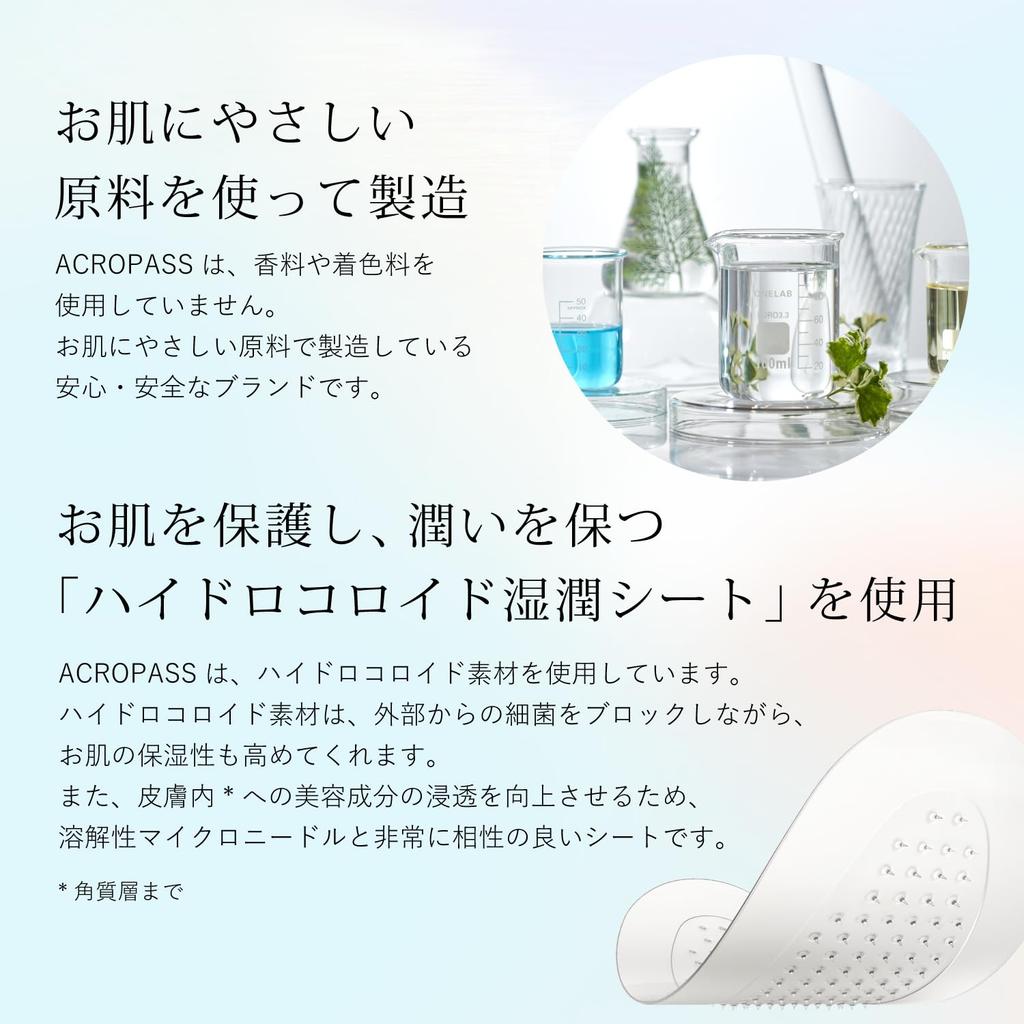 Acropass AC Care NE Микроигольные патчи CICA Мадекассосид (6 упаковок) -