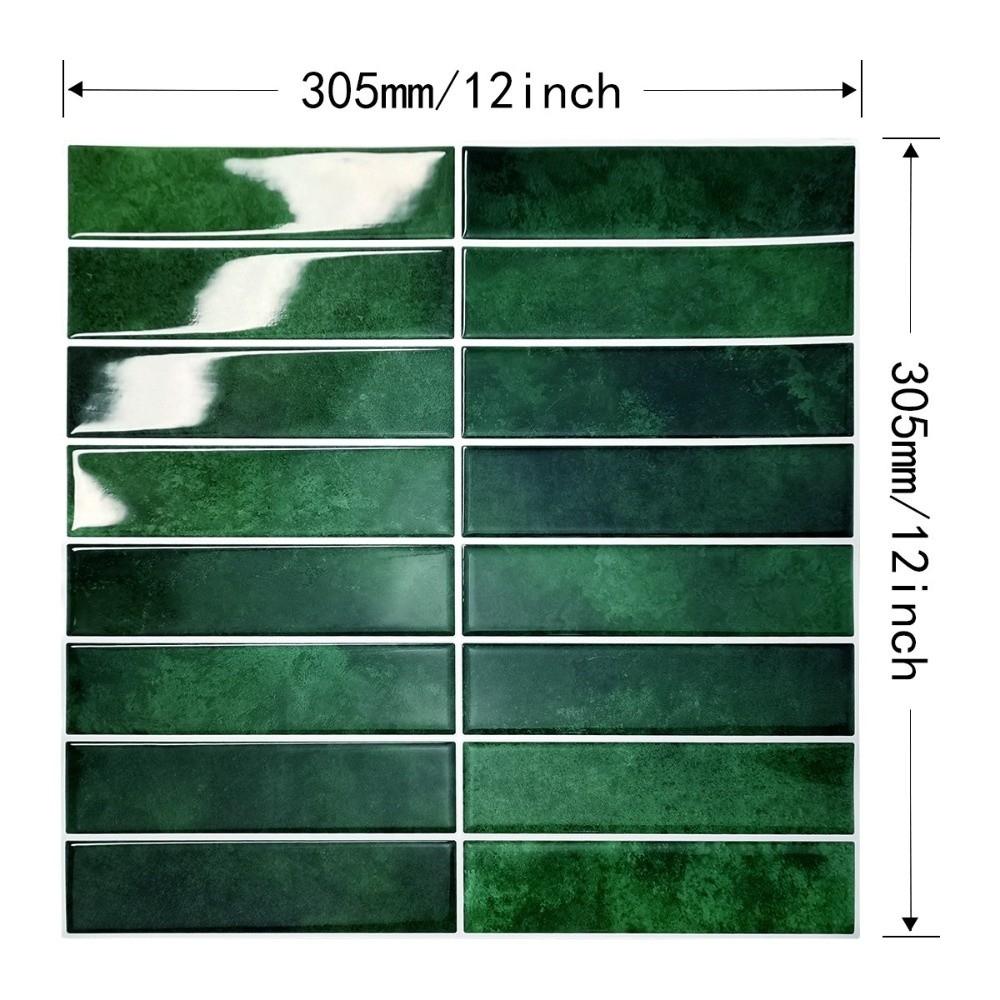 Самоклеящиеся 3D Стерео Настенные Наклейки Водонепроницаемые Имитация Плитки для Кухни Ванной