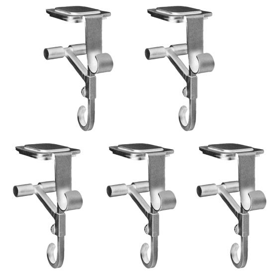 2-in-1 Fireplace Stocking And Garland Hanger Adjustable Heavy Duty Wreath Hanger No Drilling Mantel Stocking Holder for Christmas Decoration