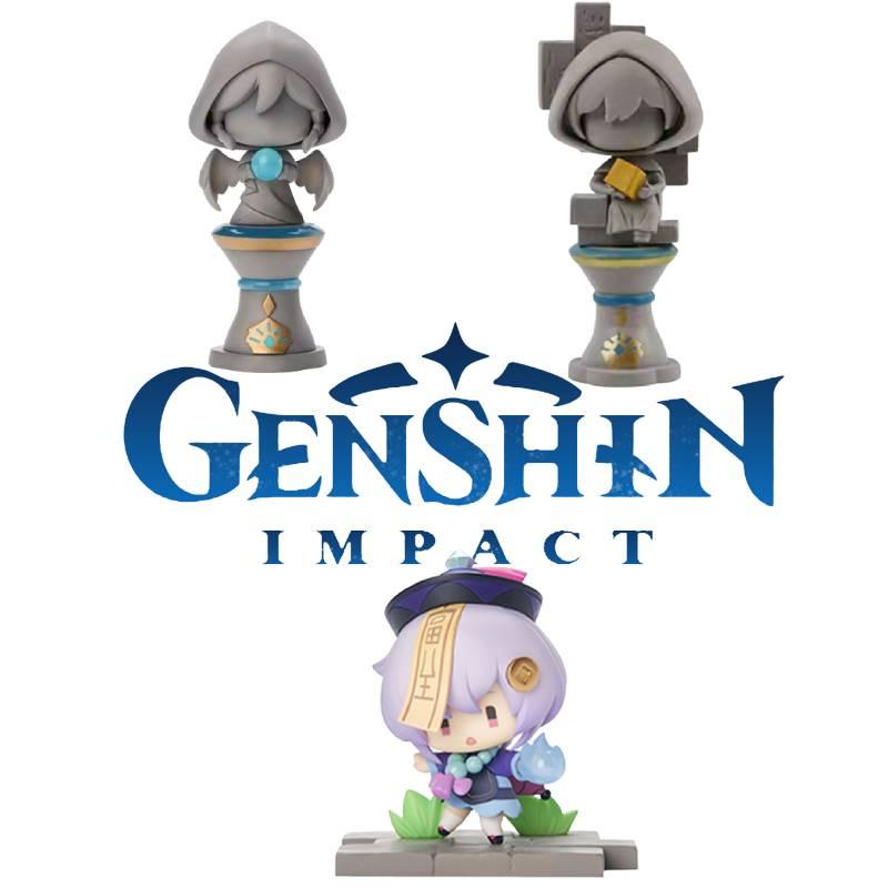 Серия Genshin Impact Фигурка из ПВХ Барбара Фишль Венти Кли и Другие Идеально для Домашнего Декора 8*5*7.5см