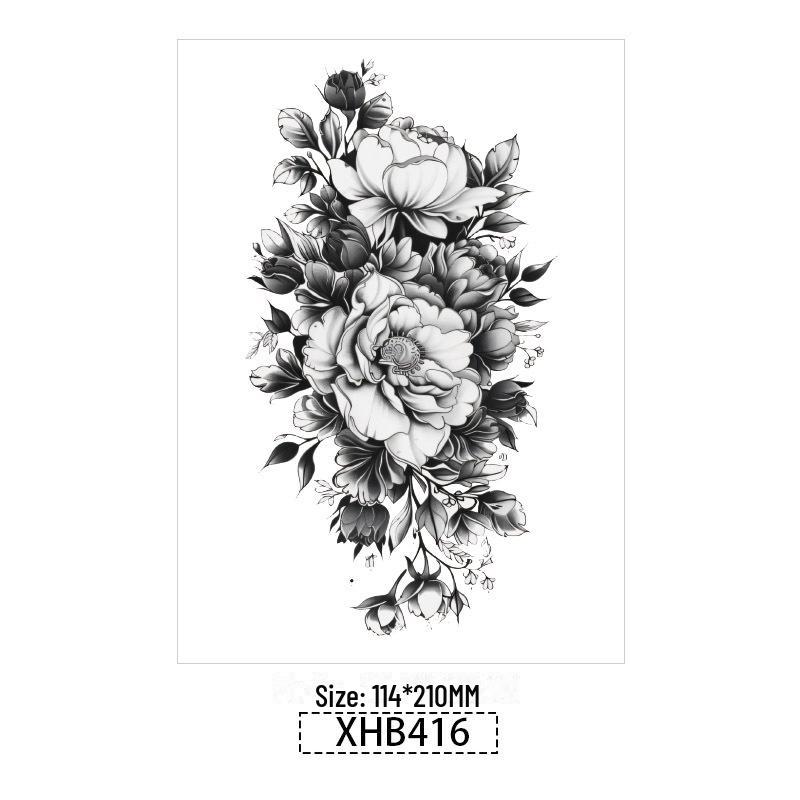 3D реалистичные временные татуировки-наклейки с изображением бабочек, тигров и змей