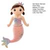 Плюшевая подушка Русалка Милая корона Красочный рыбий хвост Кукла Рыба Мягкий компаньон Плюшевые игрушки Чучело Морское животное Мультяшная рыба Плюшевая игрушка Подарок на день рождения