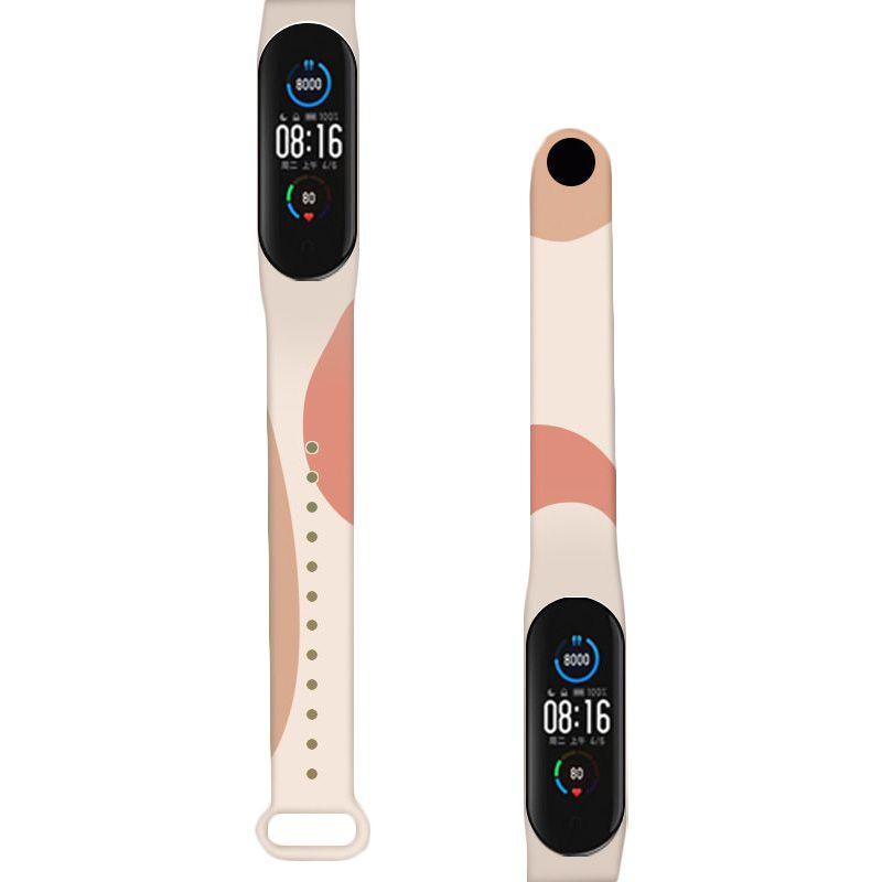 Replace Your Wristband With This Morandi Graffiti Strap For Xiaomi Mi Band 3/4/5/6