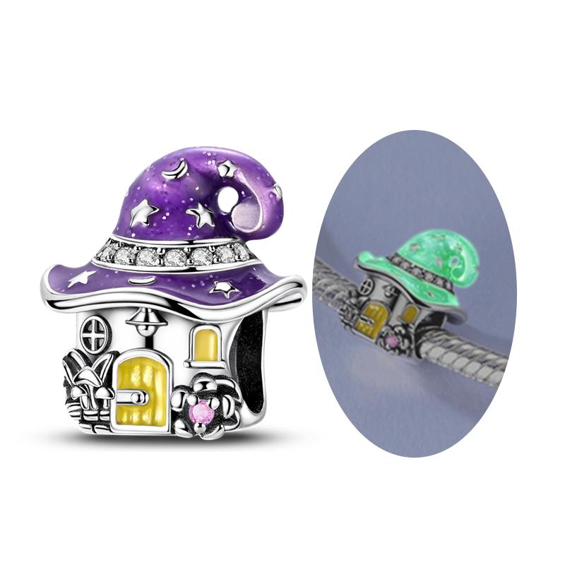 Новые медные шармы-бусины светящиеся розовые в форме сердца кошачья лапка кошачьи бусины подходят для оригинального браслета-подвески женские украшения своими руками