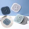 Silicone Shower Drain Hair Catcher Durable Drain Cover Protector for Bathroom Kitchen Laundry Room Easy Clean Non-Slip