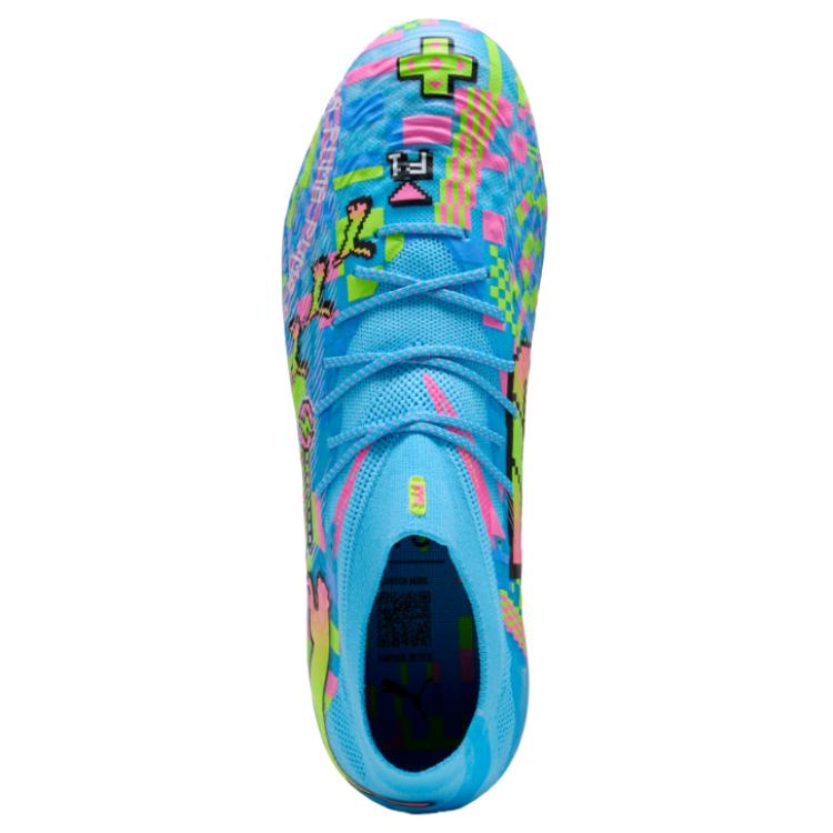 Men's Sneakers PUMA Future 9 Soccer Shoes Unisex Low-top Blue Pink Green