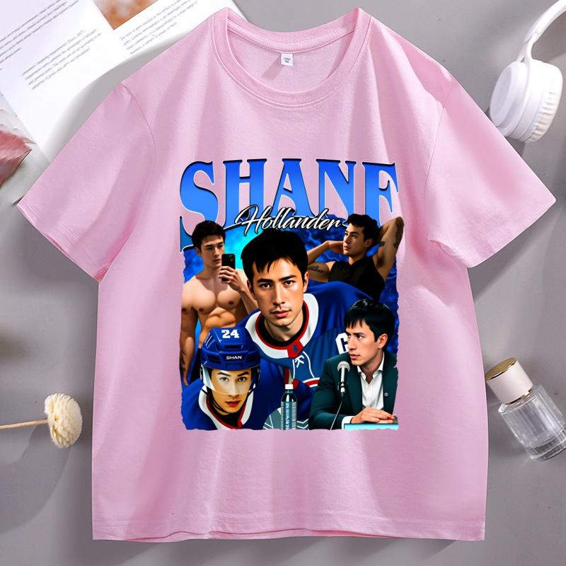 Connor Storrie Ilya Rozanov 90s Graphic T Shirts Hirt Heated Rivalry TV Series Hockey Tops Fashion Harajuku Kawaii T-shirt