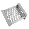 Stainless Steel Drain Rack Retractable Design Large Capacity Rust-Proof Corrosion Resistant Kitchen