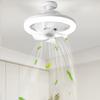 Ceiling Fan Light LED 360° Rotation Fan Lamp For Living Dining Room Bedroom 3 Gear Wind Speed Periodic Fan Decorative Lamp