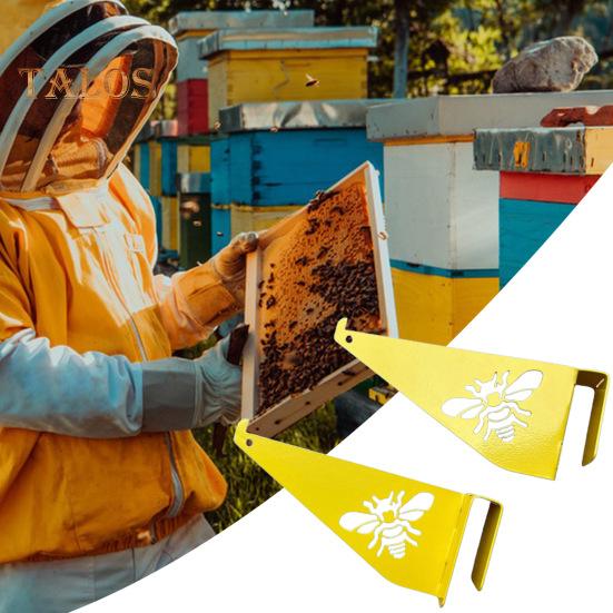 2 Pcs Beehive Inspection Stand Beehive Frame Holder Stainless Steel Beehive Perch Support Bee Hive Stand Bee Boxes And Frame Starter Kit Beekeeping