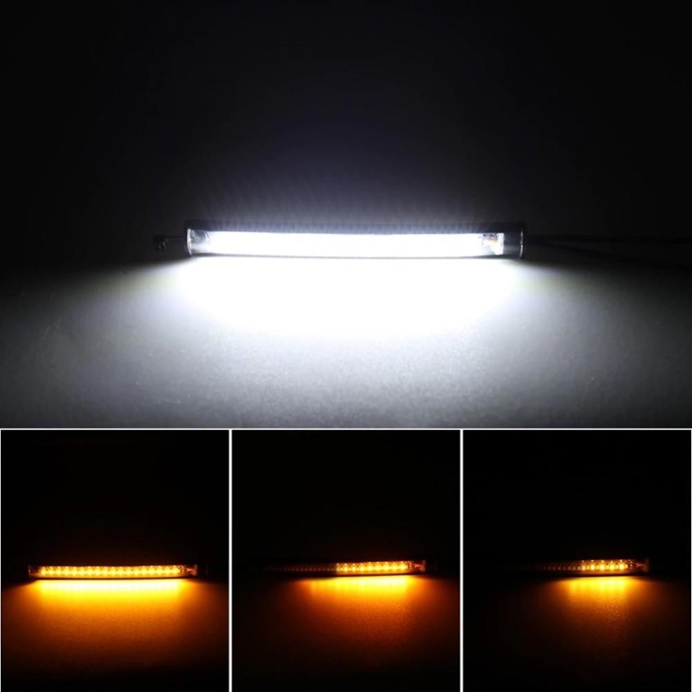 DRL FLEX LED дневные ходовые огни + динамические указатели поворота для мотоциклов, 12 В