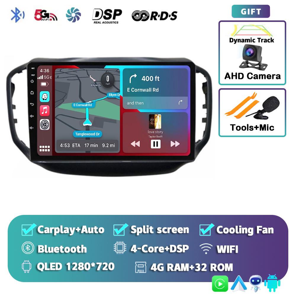 Android 14 Автомагнитола с Carplay Auto для Chery Tiggo 5 2014 2015 - 2019 2020 GPS Мультимедийный плеер Стерео WIFI+4G 360 Камера DSP BT
