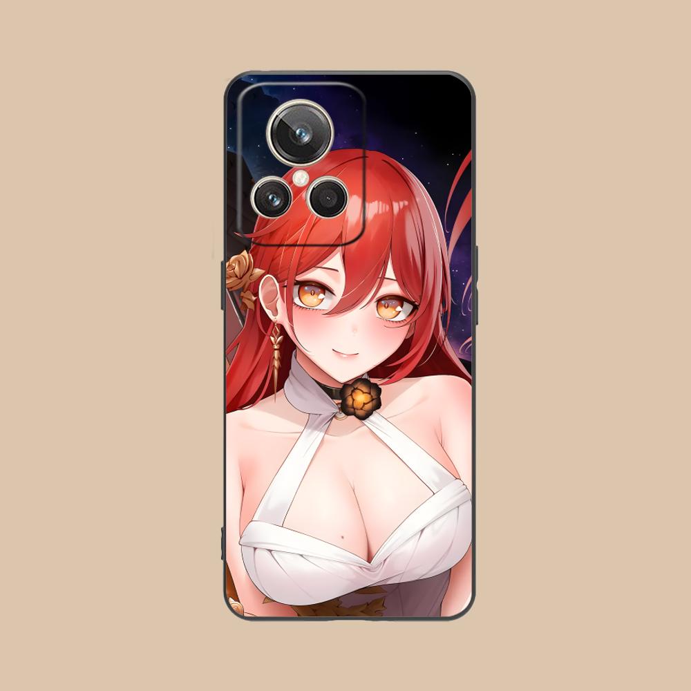HSR Himeko Матовый ТПУ Чехол для Мобильного Телефона для Realme 15 14 13 12 11 10 9 Pro Plus T i Lite 5G Цветной Печатный Чехол