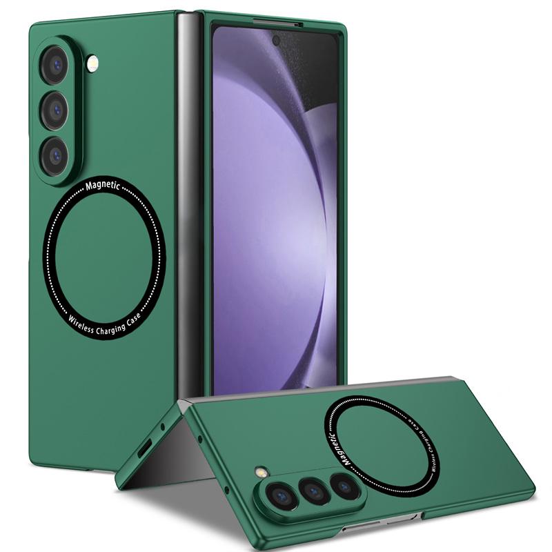 Magnetic Ultra Thin Hard PC Folding Phone Case for Samsung Galaxy Z Fold 7 6 5 4 3 Wireless Charging Shockproof Cover