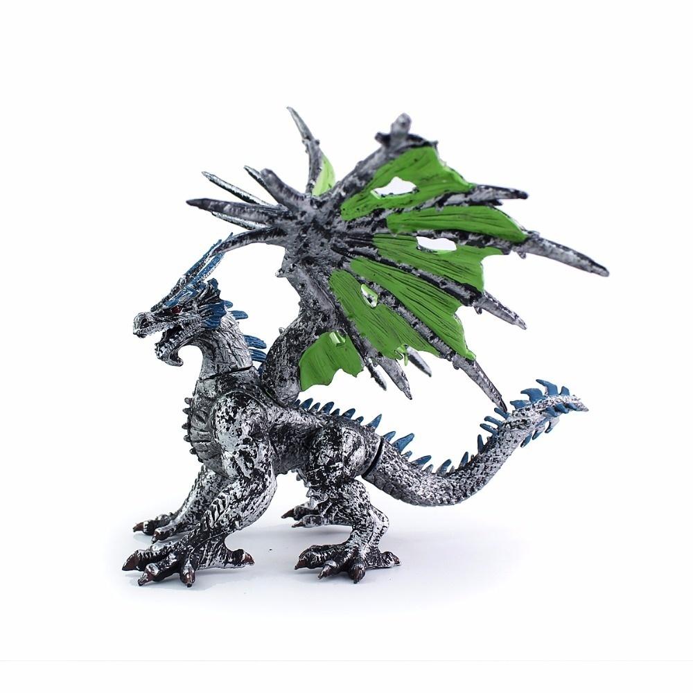Wiben Dragon Simulation Dinosaur Toy Figure Vinyl Model Plastic Mounting Puzzle Dragon Toys