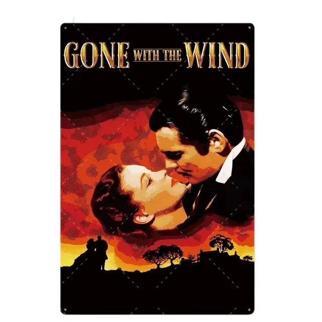 Vintage Metal Tin Signs Classic Movie Wall Decor Art Posters for Man Cave Home Cafe Garden Club Bar Iron Painting Decoration