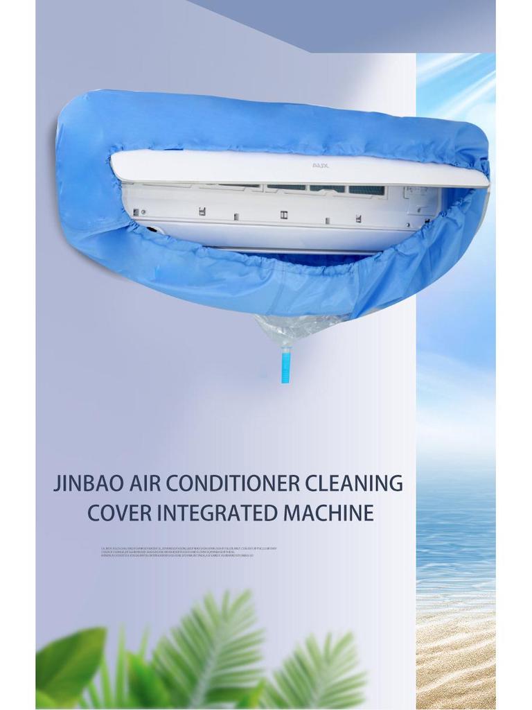 Universal Wall-Mounted Air Conditioner Cleaning Kit with Water Collection Bag