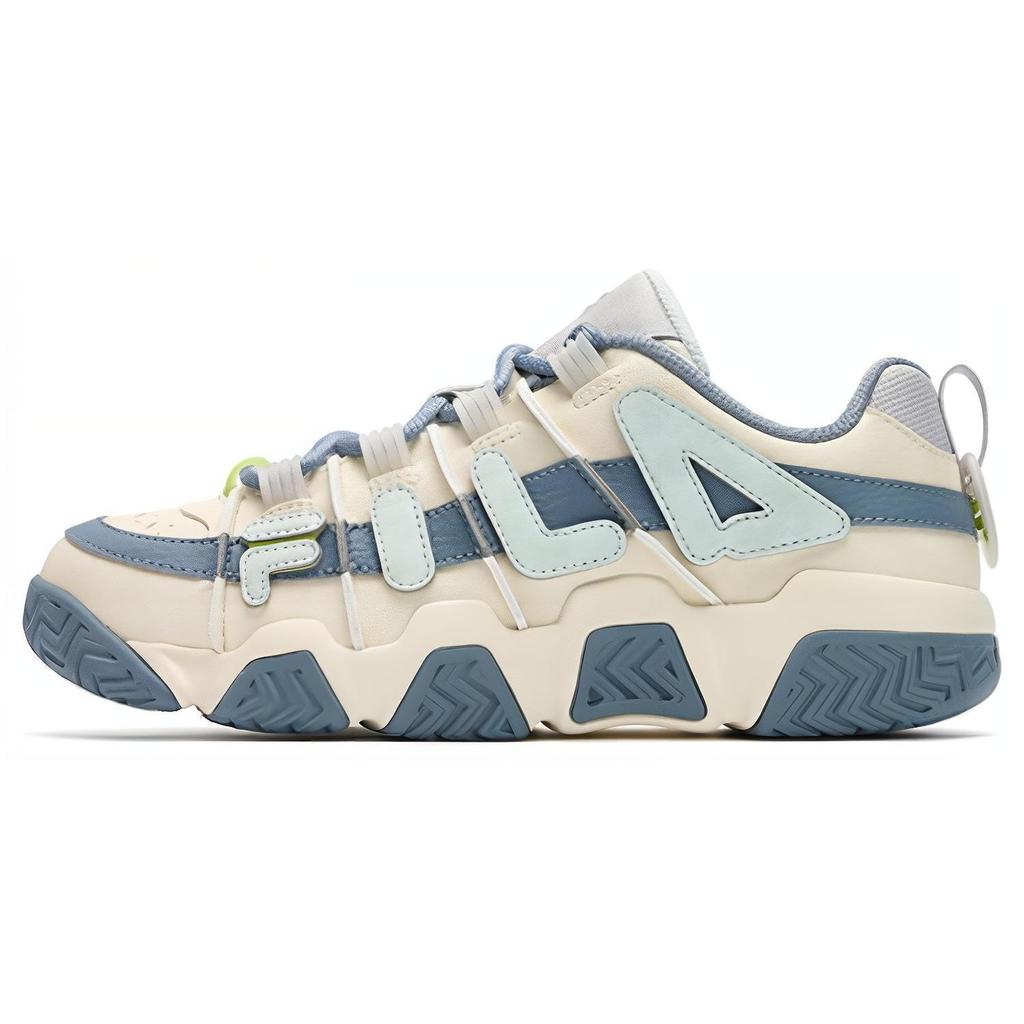 Fila Fusion Buster Удобные Универсальные Низкие Ретро Баскетбольные Кроссовки Женская кроссовка Белый Синий T12W413207FAC