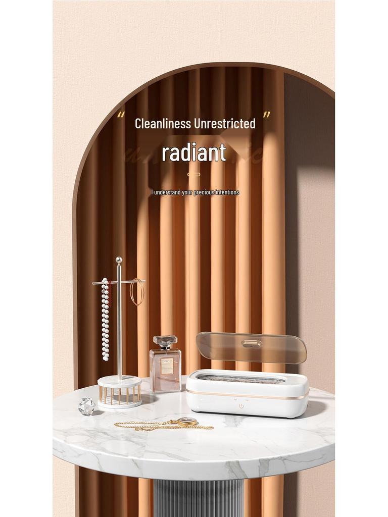 Ultrasonic Blue Light Cleaner for Glasses, Jewelry, and Contact Lens