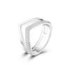 925 Silver Stackable Infinite Heart Daisy Flower Ring For Women Girl Original Silver 925 Rings Jewelry Gift