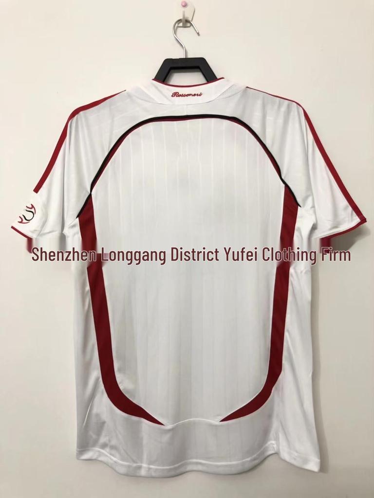 Классическая ретро-футболка 0607AC, домашняя и гостевая, памятная: Кака #22, Роналдиньо #80, Роналдо #99