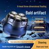 Self-Help Magnetic Balding Razor - Six-Blade, Waterproof Shaving Device