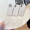 Подходит для Apple 16Promax прозрачный блестящий со звездами 17 пайетки магнитный чехол для мобильного телефона Iphone15 Эпоксидный мягкий чехол