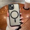 Чехол для iPhone 13, совместимый с MagSafe, матовый чехол для телефона из ТПУ+ПК с тактильным покрытием