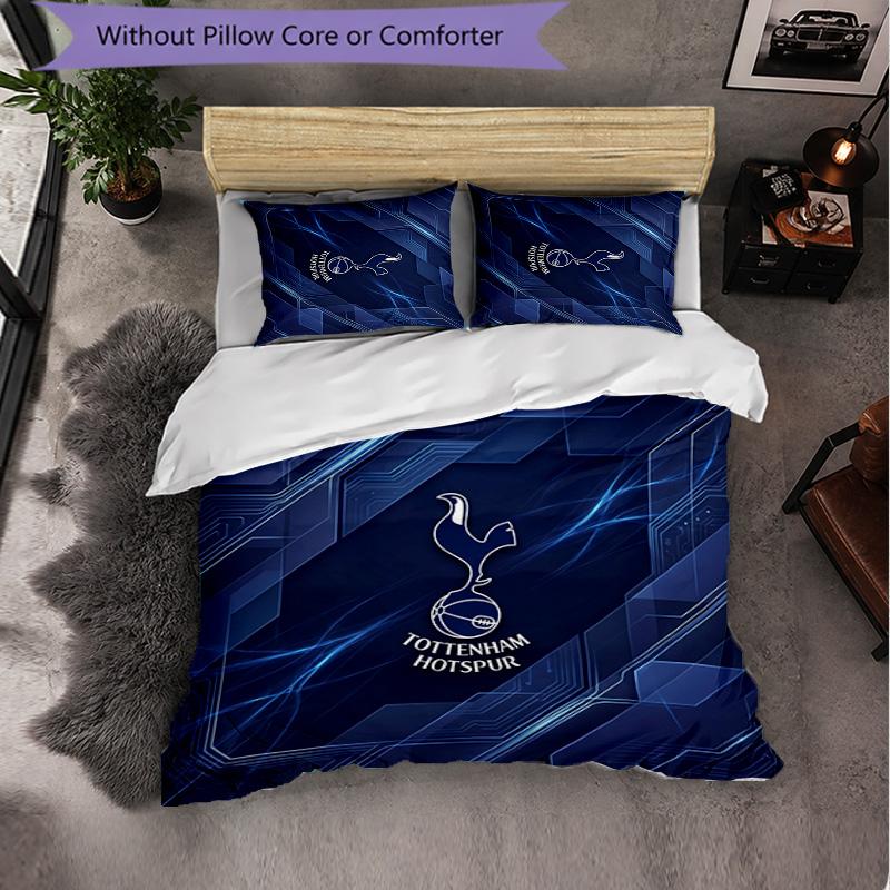Набор постельного белья Tottenham Hotspur, 3 предмета, мягкая микрофибра, пододеяльник с наволочками для спальни