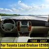 Чехол на приборную панель автомобиля, защитный коврик от ультрафиолетового излучения, нескользящие коврики для Toyota Land Cruiser 100 LC100 1998-2003 2004 2005 2006 2007