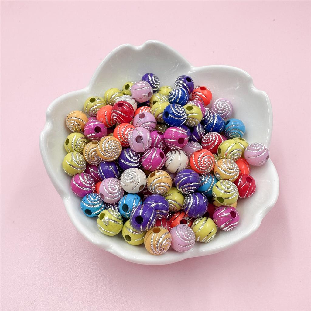 100 шт. Бусины-разделители 8 мм для изготовления ювелирных изделий со стразами, свободные бусины, акрил