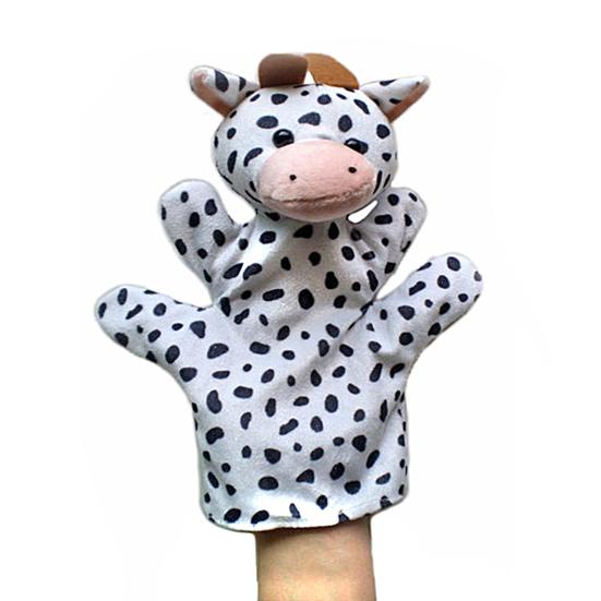 Animal Hand Puppet Super Soft Tear-Resistant Flannel Hand Puppet Storytelling Preschool Role Play Toy for Home