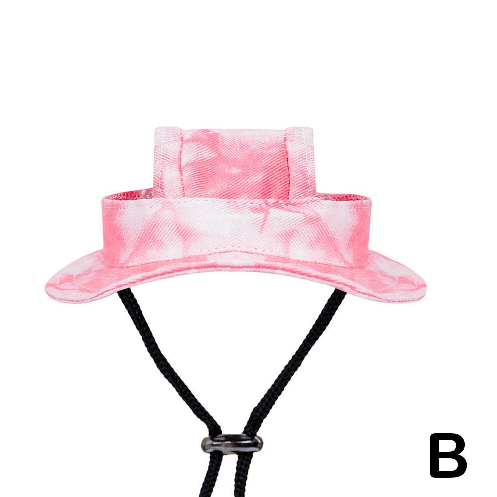 Милая шляпа от солнца для домашних животных, шляпы от солнца для кошек, бейсбольная кепка с круглыми полями, шляпа от солнца для кошек, кепки с отверстиями для ушей, регулируемые шнурки