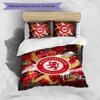 Middlesbrough FC Printed 3PCS Bedding Set Breathable Duvet Cover with Pillowcases Decorative Bed Linen for Bedroom Home