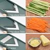 Adjustable Mandoline Food Slicer for Kitchen,Ultra Sharp V-blade Vegetable Slicer with Container