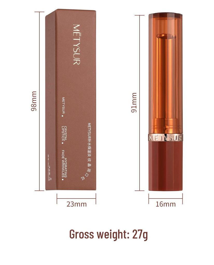 Mei Ti Xiu Crystal Moist Lipstick: Hydrating, Long-lasting, Silky Smooth, Non-Stick Gloss Lip Balm