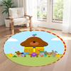 Duggee Round Carpet Suitable for Game Room Foyer Hallway Decorate room Anti-slip Round Rug Decorate Offices Best for Christmas