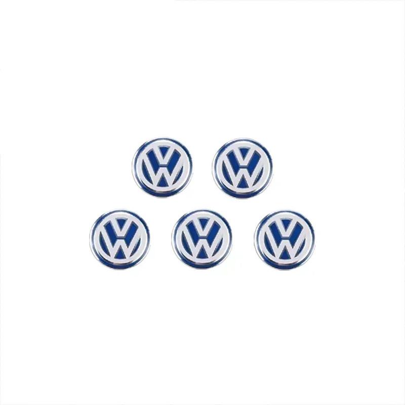 Aluminum Keys Car Remote Key Emblem Sticker For VW GTI Atlas Jetta Touareg Variant Golf Polo Taos Passat Decoration AccessoriesNB1