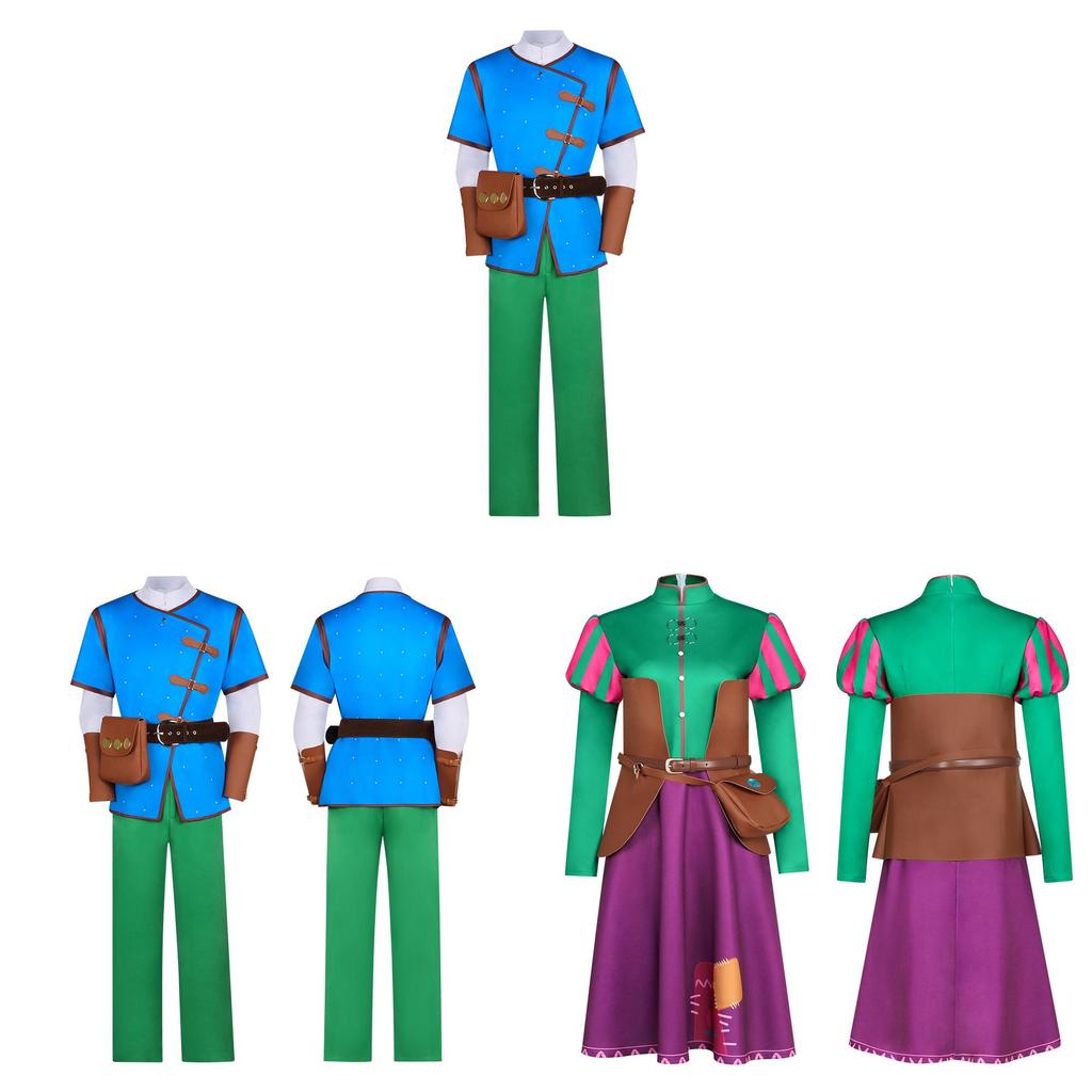 Three Wishes For Cosplay Costume Set With Polyester Fabric For Halloween And Stage Performances
