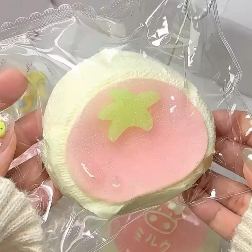 Большая Корова Хлеб Сквиши, Мягкая Игрушка-Сжималка с Медленным Подъемом, Милый Пищевой Сквиши Игрушка для Снятия Стресса, Гигантские Сквиши Для Подарков на Вечеринку