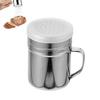 Stainless Steel Powder Sifter with Handle, Fine Mesh, Rust-resistant, and Keeps Flour, Powdered Sugar, Breadcrumbs, Salt, and Pepper Fresh. Perfect Fo