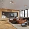 Ceiling lamp berg 3 natural wood