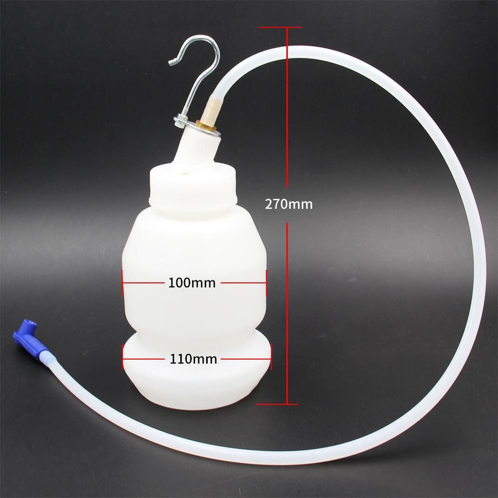 Brake Fluid Bleeder Bottle Car Brake Fluid Oil Change Extractor Flexible Elastic Brake System Bleeding Tools Fluid Extractor