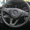 AIRSPEED для Mercedes Benz W204 W205 W211 W203 GLA GLC Наклейка Аксессуары Отделка салона из углеродного волокна Рулевое колесо автомобиля