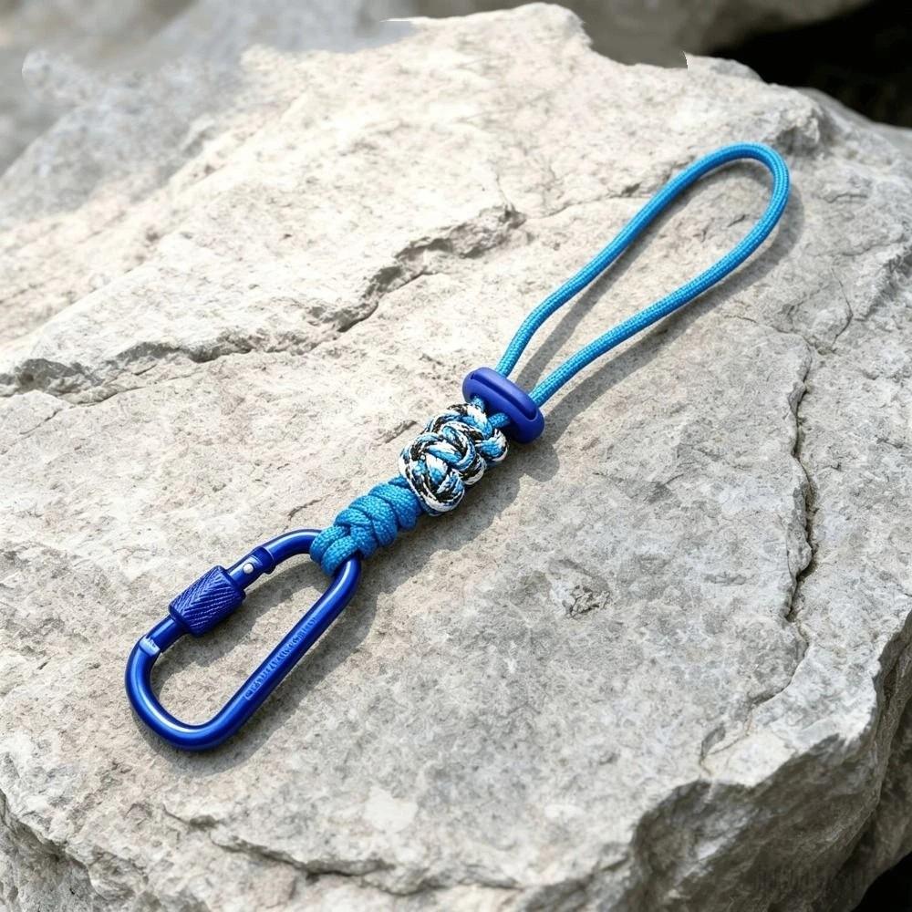 Locking Carabiner Clip Water Bottle Lanyard Zinc Zinc Alloy Key Chain Lanyard Daily Use